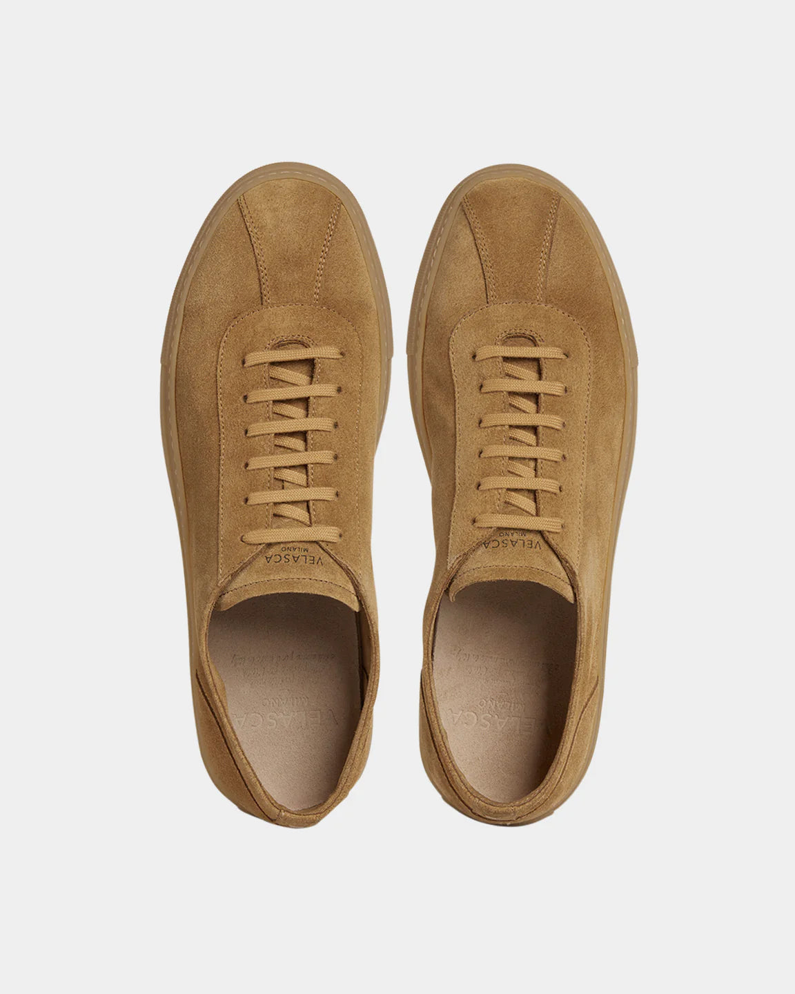 Baskets Daim Marron avec Semelle Marron