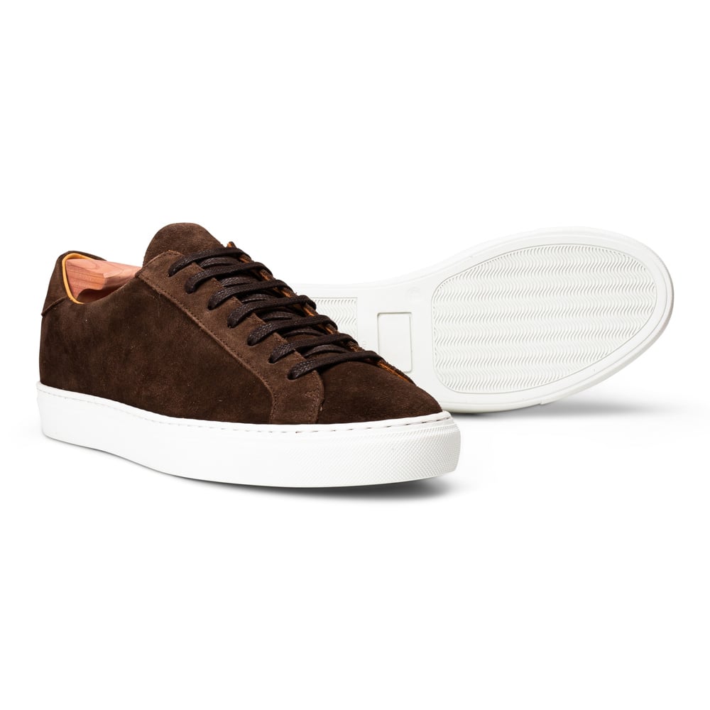 Baskets en Daim Marron