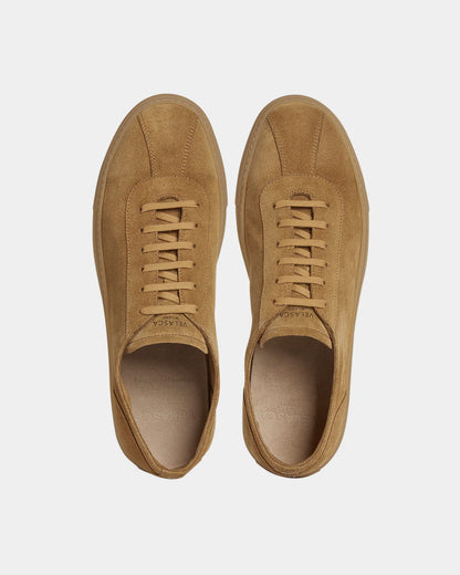 Baskets Daim Marron avec Semelle Marron