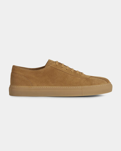 Baskets Daim Marron avec Semelle Marron