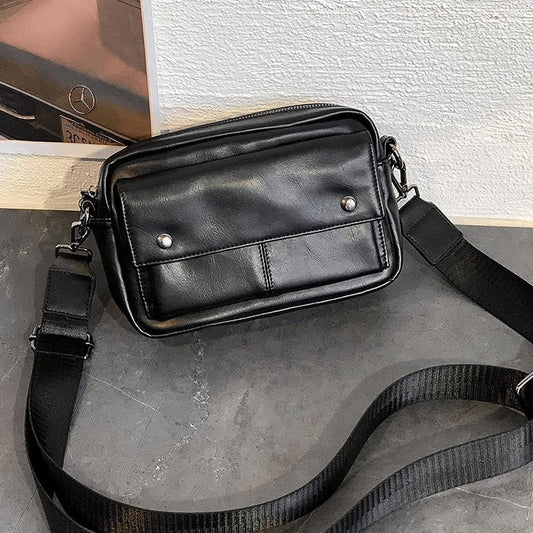 Sac Bandoulière en Cuir Décontracté et Réglable