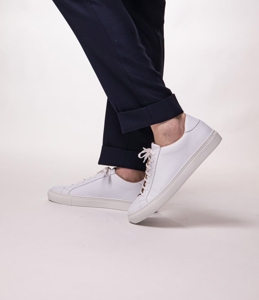 Baskets en Cuir Blanc pour Homme et Femme
