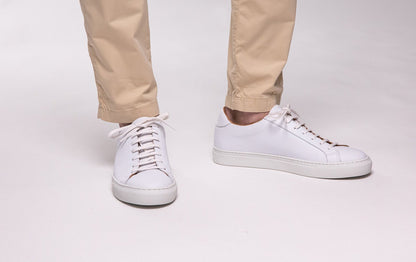Baskets en Cuir Blanc pour Homme et Femme