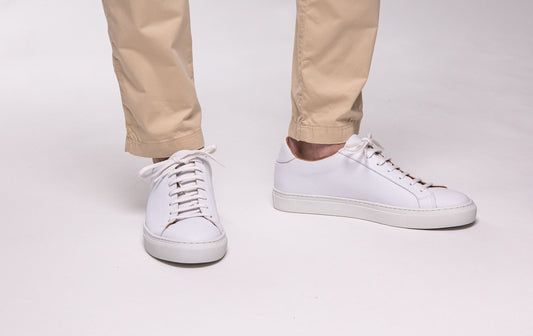 Baskets en Cuir Blanc pour Homme et Femme