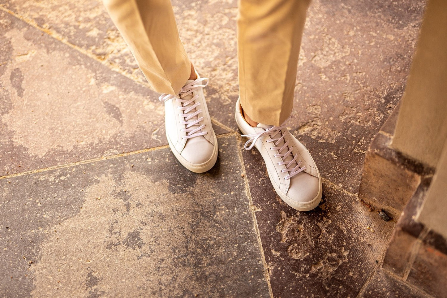Baskets en Cuir Blanc pour Homme et Femme