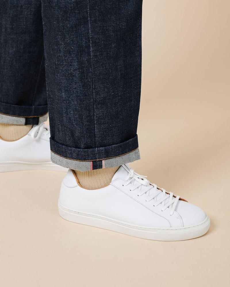 Baskets en Cuir Blanc pour Homme et Femme