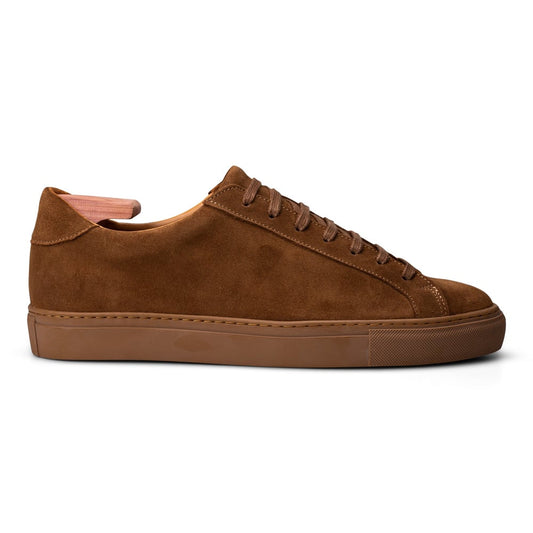 Baskets en Daim Marron avec Semelle Marron