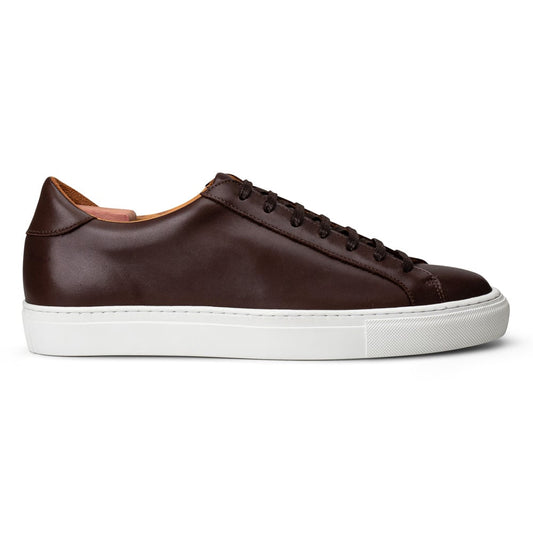 Baskets en Cuir Marron Foncé Pour Homme et Femme