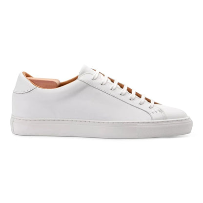 Prime Baskets en Cuir Noir ou Blanc avec Semelle Noire ou Blanche