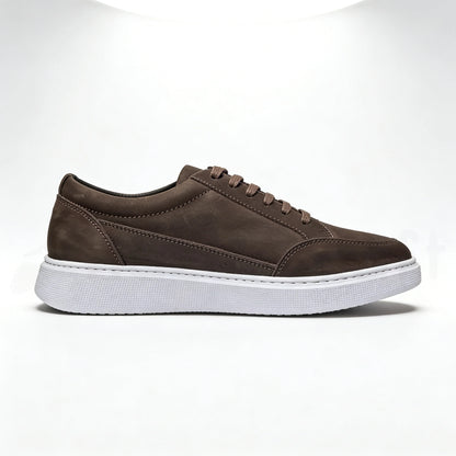 Valoris Baskets en Cuir Nubuck avec Semelle Eva Anti-Tâche