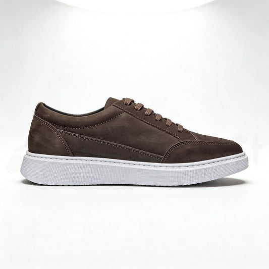 Valoris Baskets en Cuir Nubuck avec Semelle Eva Anti-Tâche