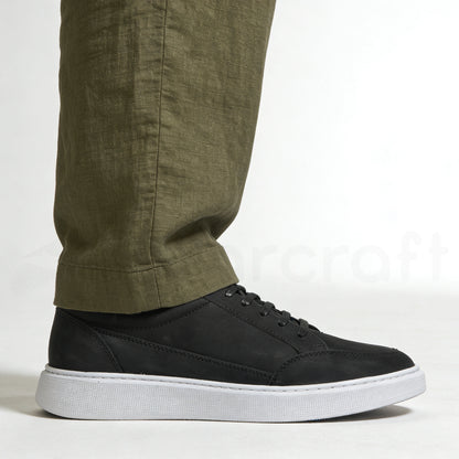 Valoris Baskets en Cuir Nubuck avec Semelle Eva Anti-Tâche