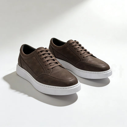 Valoris Baskets en Cuir Nubuck avec Semelle Eva Anti-Tâche