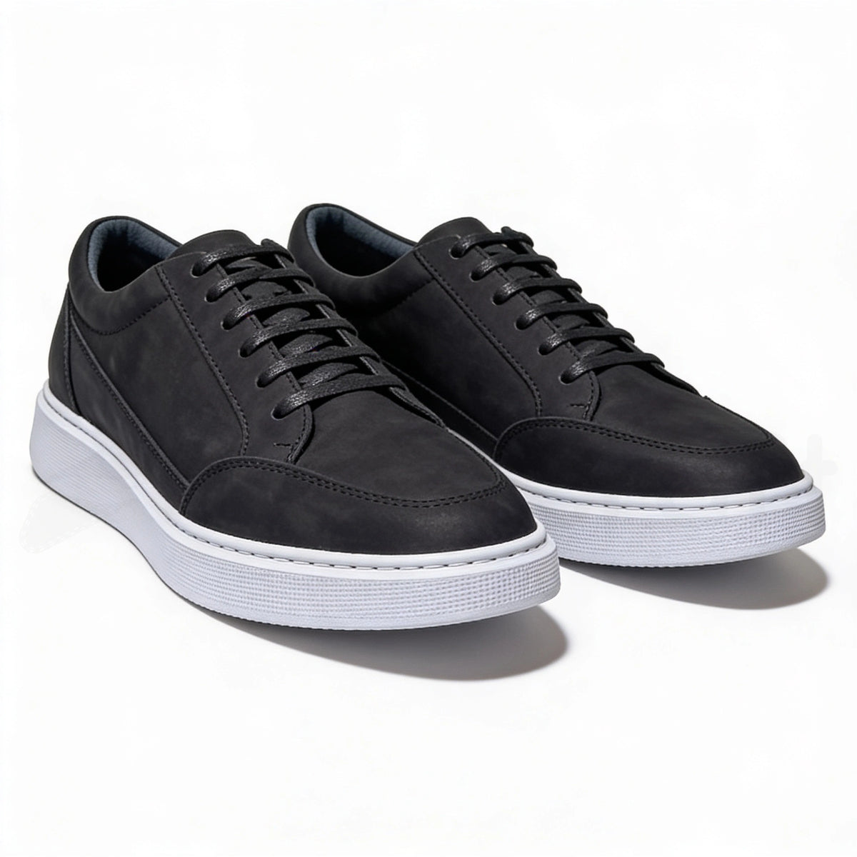 Valoris Baskets en Cuir Nubuck avec Semelle Eva Anti-Tâche