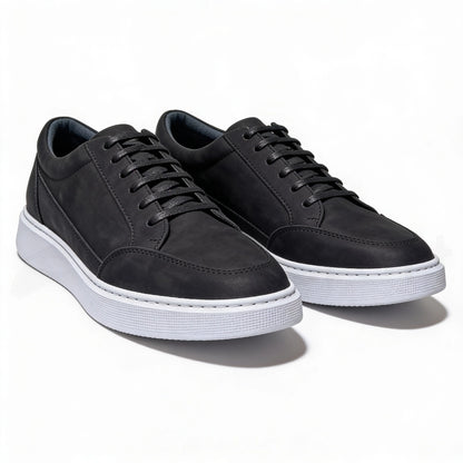Valoris Baskets en Cuir Nubuck avec Semelle Eva Anti-Tâche