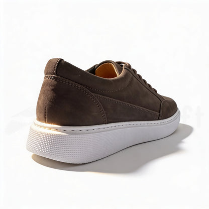 Valoris Baskets en Cuir Nubuck avec Semelle Eva Anti-Tâche