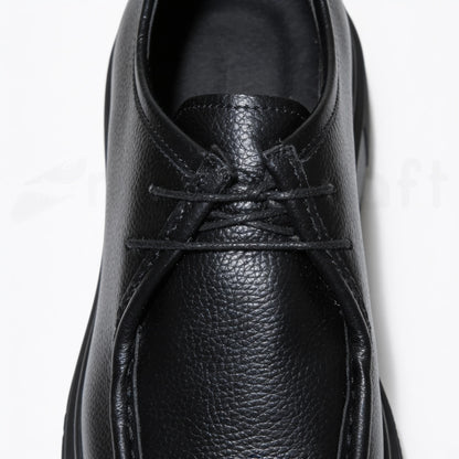 NazarCraft Chunky Derbies en Cuir Grainé avec Semelle en EVA
