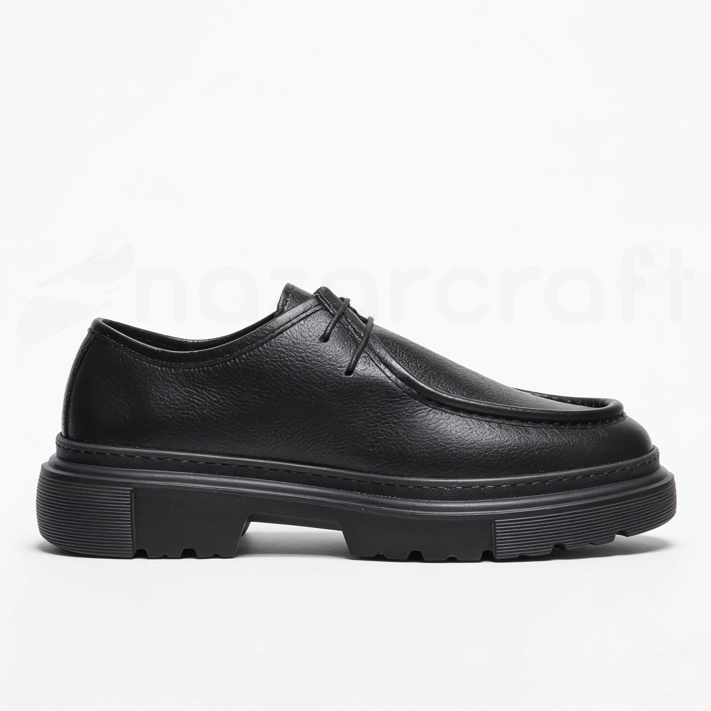 NazarCraft Chunky Derbies en Cuir Grainé avec Semelle en EVA