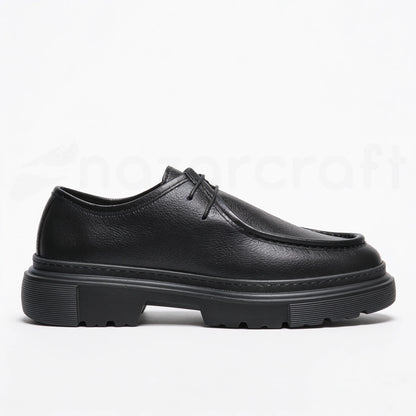 NazarCraft Chunky Derbies en Cuir Grainé avec Semelle en EVA