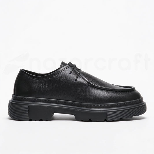 NazarCraft Chunky Derbies en Cuir Grainé avec Semelle en EVA