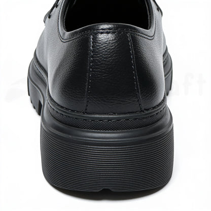 NazarCraft Chunky Derbies en Cuir Grainé avec Semelle en EVA