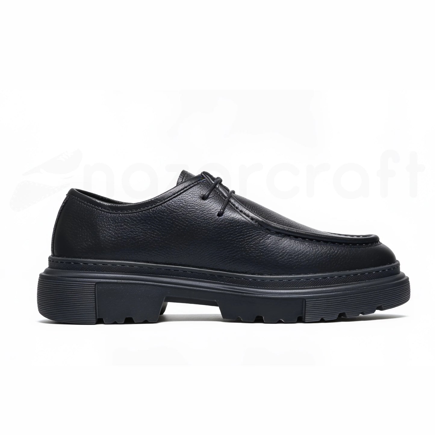 NazarCraft Chunky Derbies en Cuir Grainé avec Semelle en EVA