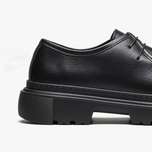 NazarCraft Chunky Derbies en Cuir Grainé avec Semelle en EVA