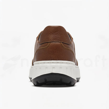 NazarCraft LEGACY Baskets en Cuir Grainé Marron Avec semelle Eva (Anti-tâche)