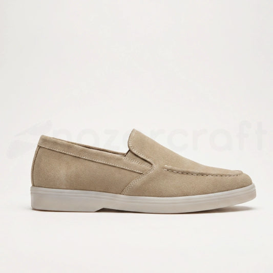 Noble Loafers Mocassins Summer Walk en Daim Suédé Beige